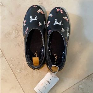 Joules ankle rainboots with dogs